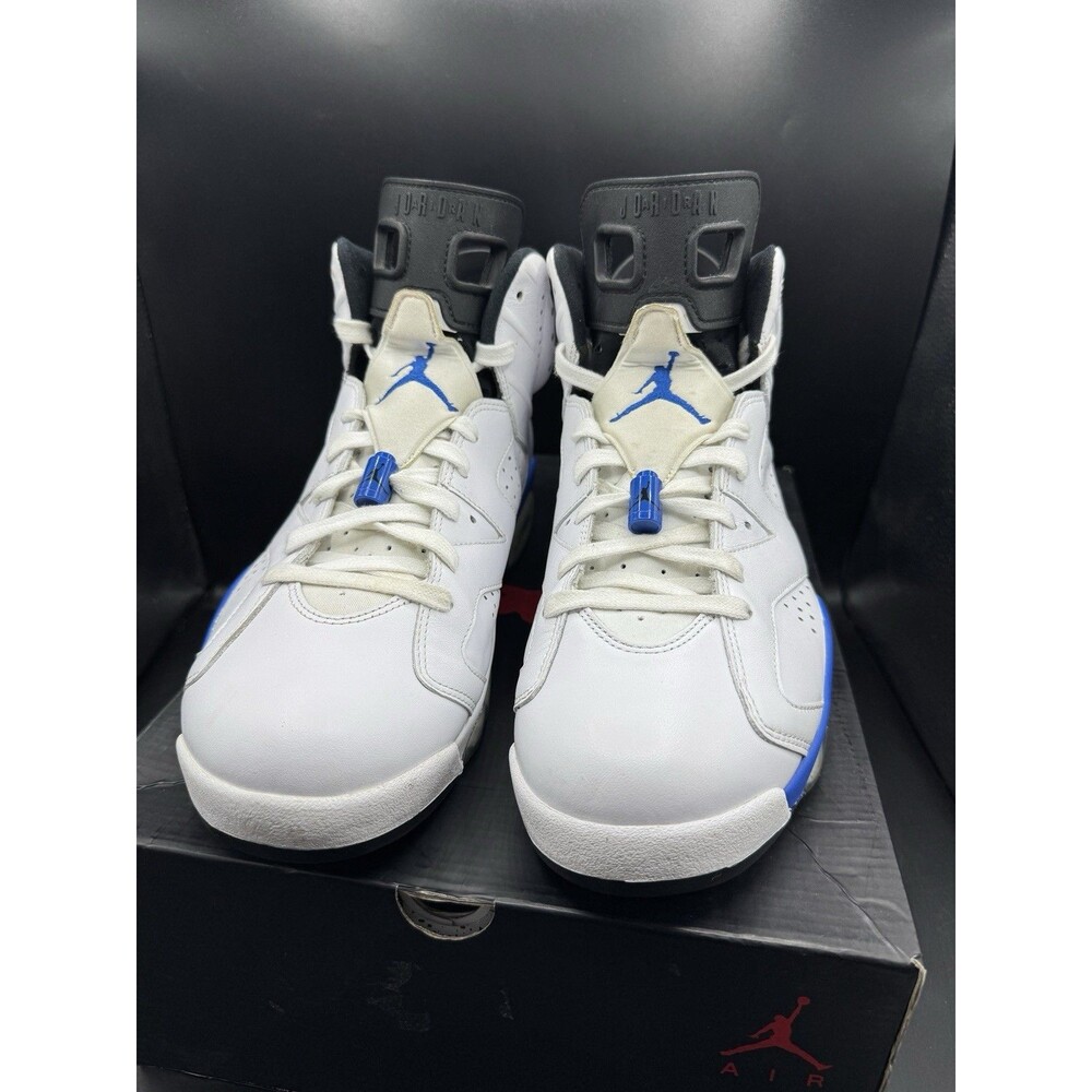 Air Jordan 6 Retro 'Sport Blue' 2014 Men’s Size 12 (384664-107)